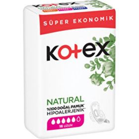 Kotex Natural Ultra Quadro Uzun 16'lı Ped