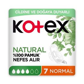 Kotex Natural Ultra Single Normal 7 Adet Hijyenik Ped