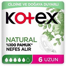 Kotex Natural Ultra Single Uzun 6 Adet Hijyenik Ped