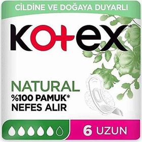 Kotex Natural Ultra Single Uzun 6 Adet Hijyenik Ped