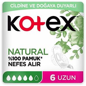Kotex Natural Ultra Single Uzun 6 Adet Hijyenik Ped