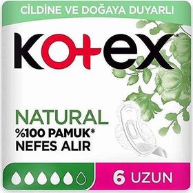 Kotex Natural Ultra Single Uzun 6 Adet Hijyenik Ped