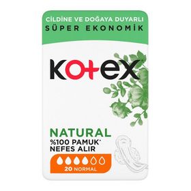 Kotex Natural Ultra Süper Ekonomik 20'li Ped