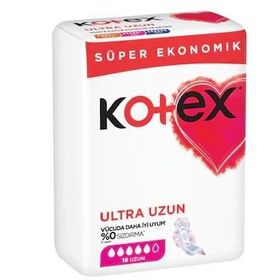 Kotex Natural Ultra Uzun 18'li Hijyenik Ped