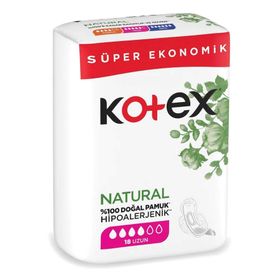 Kotex Natural Uzun 16'lı Hijyenik Ped