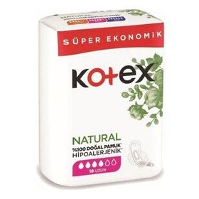 Kotex Natural Uzun 18'li Günlük Ped