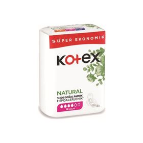 Kotex Natural Uzun 18'li Günlük Ped