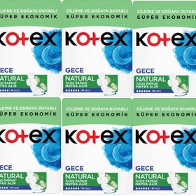 Kotex Naturel 6x14'lü Gece Hijyenik Ped