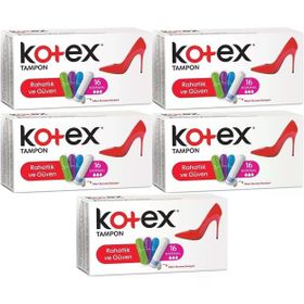 Kotex Normal 5 Paket 80 Adet Tampon
