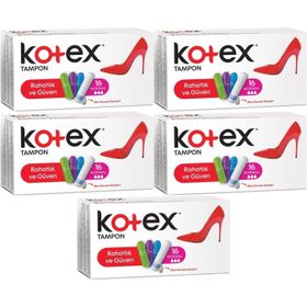 Kotex Normal 5 Paket 80 Adet Tampon