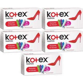 Kotex Normal 5 Paket 80 Adet Tampon