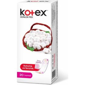 Kotex Normal 5x20'li Günlük Ped