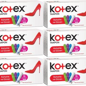 Kotex Normal 6 Paket 96 Adet Tampon