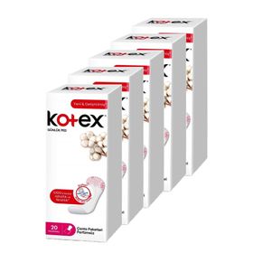 Kotex Normal Parfümsüz 5x20 Adet Günlük Ped Çanta Paketi