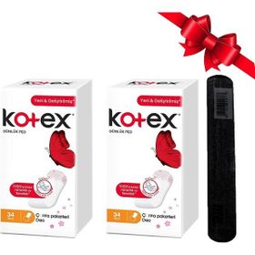 Kotex Parfümlü İnce 2x34 Adet Günlük Ped