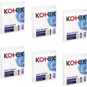 Kotex Regl 6x2 Adet Gece Külodu