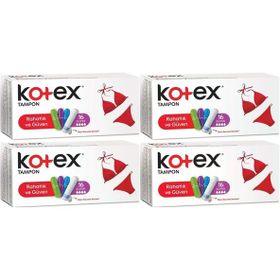 Kotex Süper 4 Paket 64 Adet Tampon