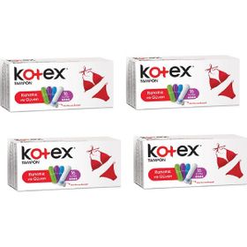 Kotex Süper 4 Paket 64 Adet Tampon