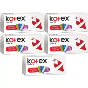 Kotex Süper 5 Paket 80 Adet Tampon