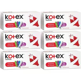 Kotex Süper 6 Paket 96 Adet Tampon