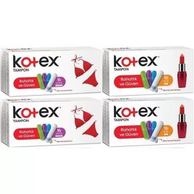 Kotex Süper-Mini 64 Adet Karma Set Tampon