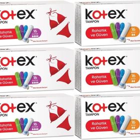 Kotex Süper-Mini 96 Adet Karma Set Tampon