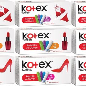 Kotex Süper-Mini-Normal 144 Adet Karma Set Tampon