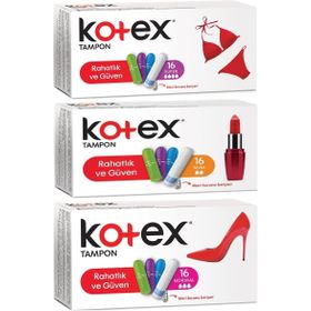 Kotex Süper-Mini-Normal 48 Adet Karma Set Tampon
