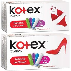 Kotex Süper-Normal 32 Adet Karma Set Tampon