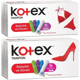 Kotex Süper-Normal 32 Adet Karma Set Tampon