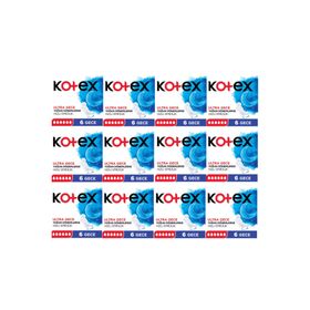 Kotex Tekli Gece 6x12 Adet Hijyenik Ped