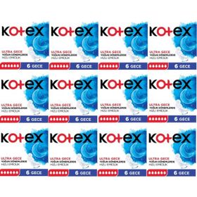 Kotex Tekli Gece 6x12 Adet Hijyenik Ped