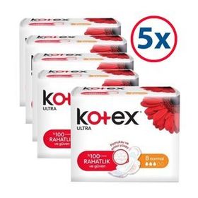 Kotex Ultra 8'li Normal 5 Adet Ped