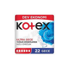 Kotex Ultra Dev Eko Gece 4x22 Adet Ped