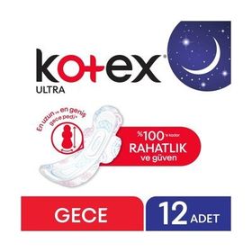 Kotex Ultra Double Eko Gece 10 Adet Ped