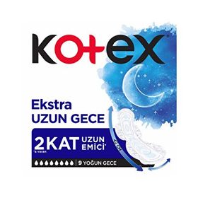 Kotex Ultra Ekstra Uzun Gece 9'lu Hijyenik Ped