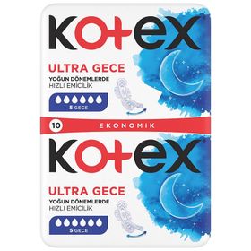 Kotex Ultra Gece 10'lu Hijyenik Ped