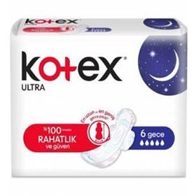 Kotex Ultra Gece 12x6'lı Kadın Pedi