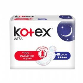 Kotex Ultra Gece 16x3 48 Adet Ped