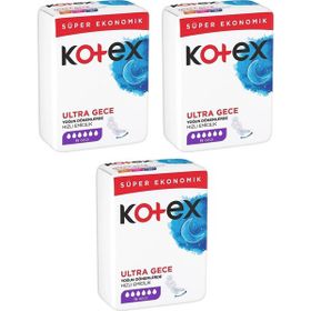 Kotex Ultra Gece 16x3 48 Adet Ped