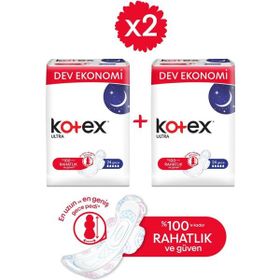 Kotex Ultra Gece 2x24 Adet Hijyenik Ped