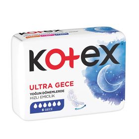 Kotex Ultra Gece 3x6'lı Kadın Pedi