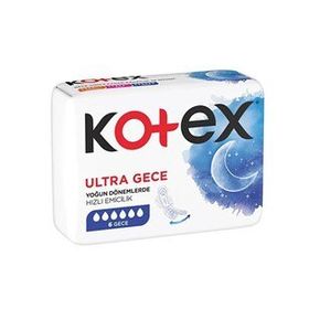 Kotex Ultra Gece 6'lı Hijyenik Ped