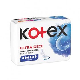 Kotex Ultra Gece 6'lı Hijyenik Ped