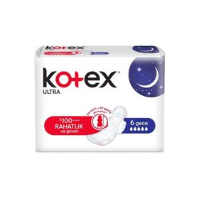 Kotex Ultra Gece 6'lı Hijyenik Ped