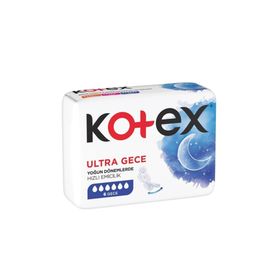 Kotex Ultra Gece 6x6'lı Kadın Pedi