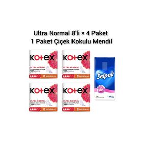 Kotex Ultra Normal 8x4 Hijyenik Ped
