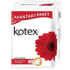 Kotex Ultra Normal Hijyenik 30'lu Kadın Pedi