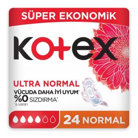 Kotex Ultra Süper Ekonomik Normal 24'lü Ped
