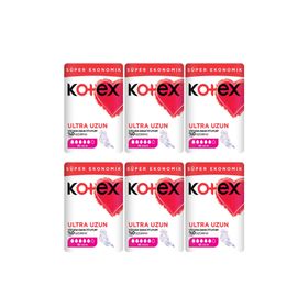 Kotex Ultra Süper Ekonomik Paket Uzun 6x18 Ped